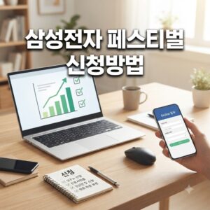 삼성전자 페스티벌 신청방법 온라인 접수 순서대로 따라하기