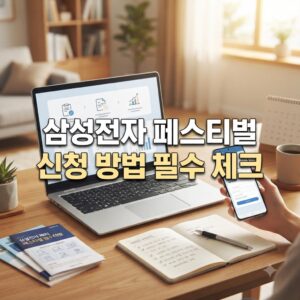 삼성전자 페스티벌 신청 사이트 이용 조건과 대상 확인