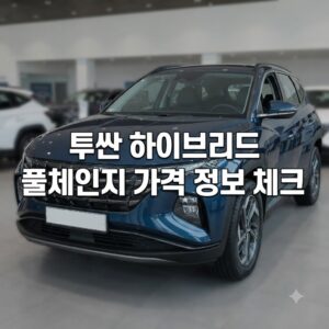 투싼 하이브리드 풀체인지 가격 변화, 핵심 포인트 빠르게 확인