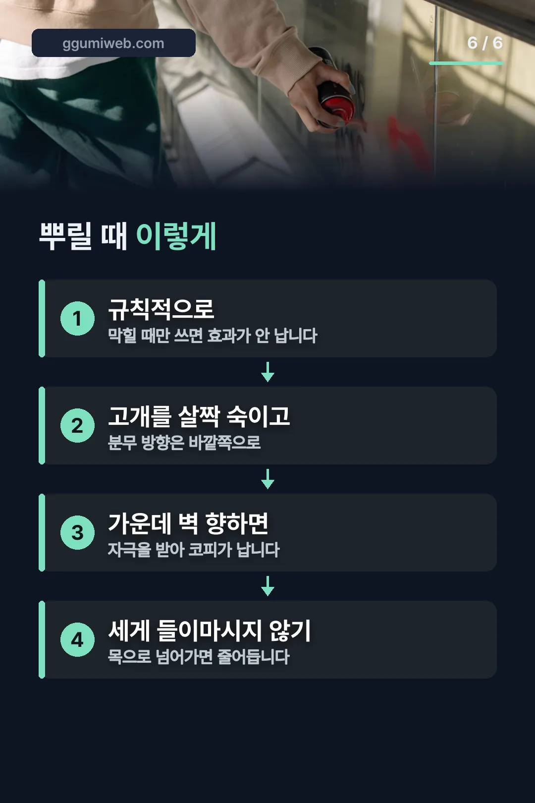 분무 요령