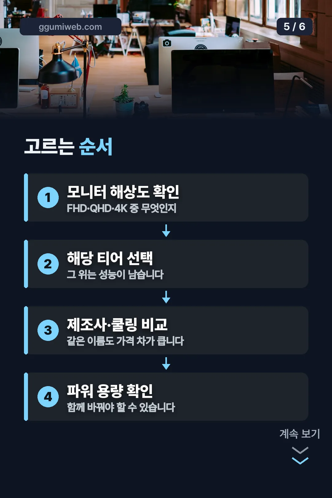 구매 순서 정리